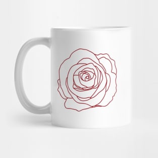 Red Rose Mug